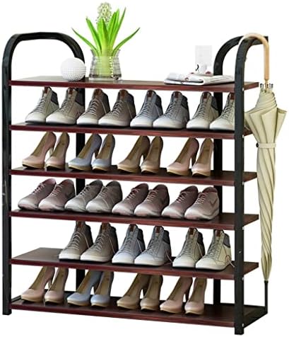 XIAOHESHOP Органайзер за съхранение и рафтове за обувки, На Верандата, На 6-Слойный Домакински Рафтове За съхранение, Шкаф за обувки,