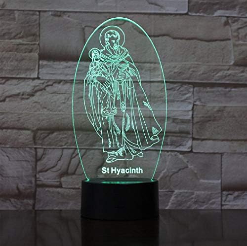 Свети Зюмбюл 3D Иллюзионные Лампи Украса на Великденски Светкавица Led Цветове на Дъгата на Маса Тенис на нощна светлина с USB