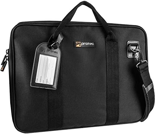 Чанта за портфейла Protec Slim, черна (P5), капацитет на хартия с размер до 10,5 x 15 см