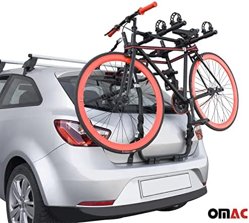 Велосипедна стойка OMAC 3 за Nissan Leaf 2010- Черно |Закрепване В Багажника на Колата Велосипедна Стойка С Товара £ 99 Сгъваема