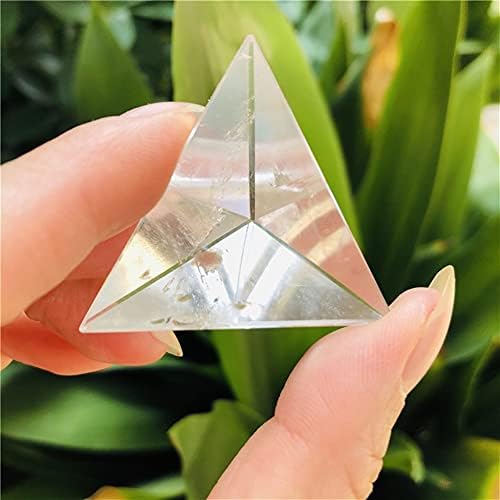 кристален Пирамида Sousy най-Добрият Тетраедър Пирамида 4 Ръба на 6 Ребра 3 см Натурален Прозрачен Кварцов Кристал Пирамида Рейки Исцеляющий