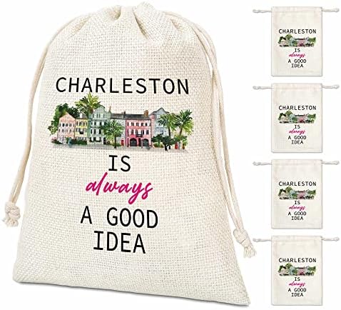 Чанти за набор от махмурлук, Чарлстън - Това Винаги е Добра идея за Подарък пакети за моминско парти за моминско парти, сватба, Годеж, за да проверите за ергенско пар?