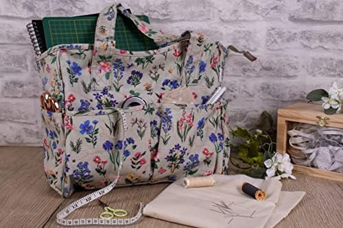 Подарък чанта за хоби MRB Exclusive Занаятите Storage Bag, 13 x 36 x 31 cm, Пролетна Градина