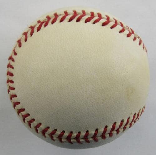 Еди Матюс Подписа Автограф Rawlings Baseball w/HOF Insc JSA VV70895 - Бейзболни топки с Автографи
