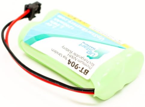 Комплект от 2 теми - Подмяна на батерията Uniden EZAI-2997 - Съвместим с акумулаторна батерия за безжичен телефон Uniden (1200