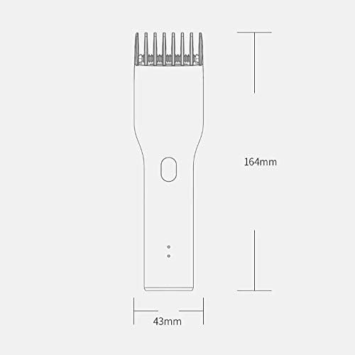 XWWDP на Басите USB Електрически Машинки Подстригване за Мъже, Възрастни, Деца, Безжична Акумулаторна Машина За Подстригване на Коса, Професионална (Цвят: бял)