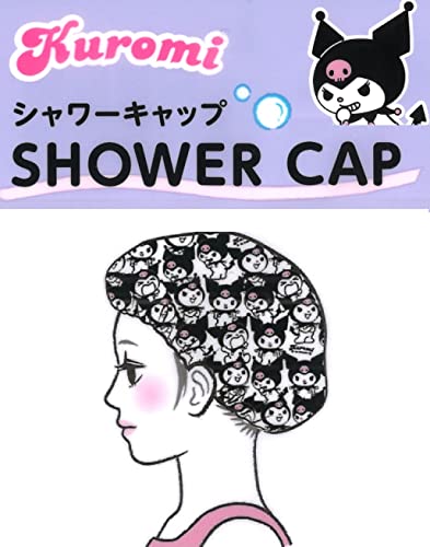Шапка За душ Friend Sanrio Kuromi, Еластична Множество Шапчица За Коса От Пластмаса EVA За Къпане
