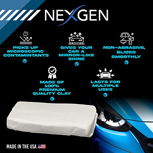 Глинено шоколад Nexgen Premium — Почистване и детализирующий глинено шоколад за идеално почистване на автомобили — Премахва упоритите