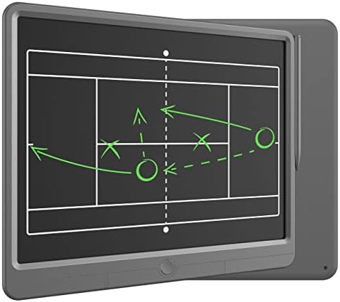 Wicue 15-инчов LCD-Е-Баскетбол/Бейзбол/Футбол/Хокей/Тенис Тренерская дъска, Дигитална Стратегическа Тактическа Маркерная Дъска