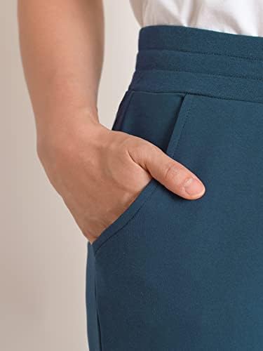 Дамски Памучни Спортни панталони Weintee Голям размер с джобове
