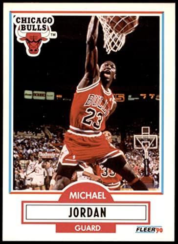 1990 Fleur 26 Майкъл Джордан Чикаго Булс (Баскетболно карта) в Ню Йорк/MT Bulls UNC