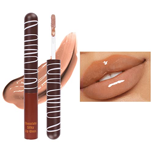 HMDABD Маркер за Оцветяване на устните Шоколадова Глазура За устни и Овлажняващ Силен Хидратиращ Нелипкий Орган Воден Лек Ефект