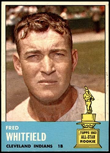 1963 Topps 211 Фред Уитфилд Кливланд Индианс (Бейзболна карта) в Ню Йорк Индианс