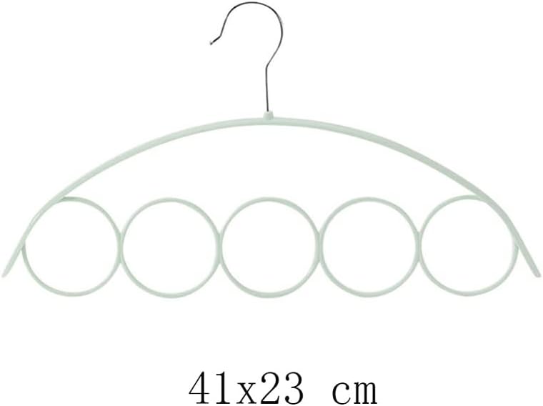 Закачалка за шалове и шал XBWEI, колан, 5 пръстени, Рафтове за съхранение, Мултифункционален рафтове за съхранение на вратовръзки (Цвят: сив, размери: 41 * 23 cm)