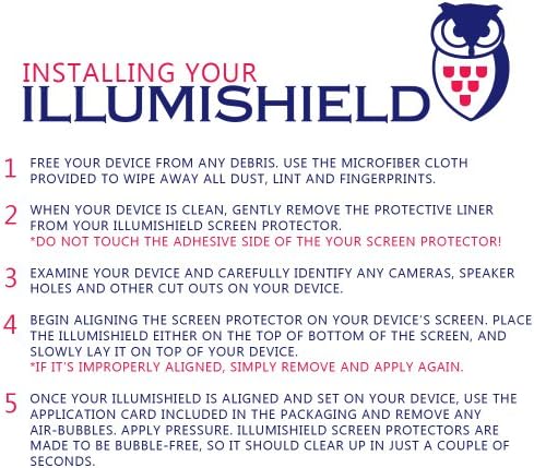 Защитно фолио ILLUMISHIELD, съвместима с новата Nintendo 3DS (стандартна версия, 2015) (3 опаковки), Защитно фолио Clear HD Shield за предпазване от мехурчета и пръстови отпечатъци от PET-ф