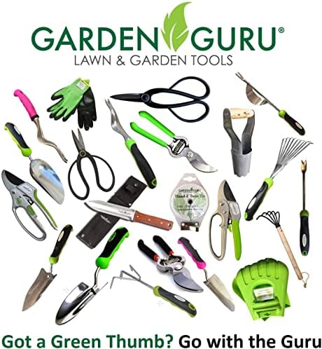Ръчен култиватор Garden Guru Eco Мотика-Лост - Рециклирана неръждаема стомана - Устойчиви на корозия - Ергономична дръжка