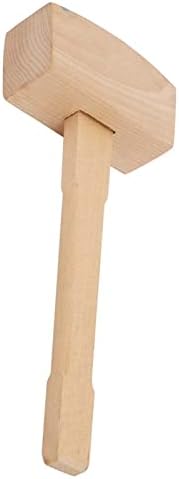 Дървен Чук, 350 мм/13,8 инча Дървен Чук Професионална Дървообработване Ръчен Чук За Резби Чук Твърди строително дърводелски Дървообработващи