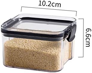 Херметически Контейнер за съхранение на храна с капаци - Прозрачни Пластмасови Кутийки за кухнята и килера от бисфенол А, Набор от съдове