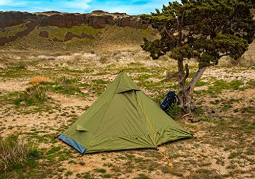 River Country Products Туристическа Палатка 1 Комбиниран Комплект с Треккинговыми Пръчки, Сверхлегкая Туристическа Палатка