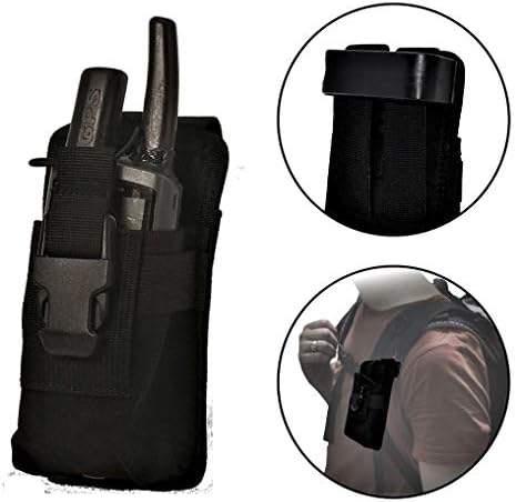 Зажимная чанта Clakit StrapPack за радио и GPS, за Монтиране на раница за ловци, службите за бързо реагиране, обществената сигурност,