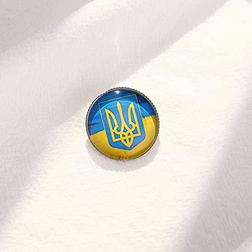 2 елемента Печатни Значка на Украйна, Копчета с Флага на Страната, на Икона, на Жени, за Украса на Дрехи, Аксесоари За Дрехи