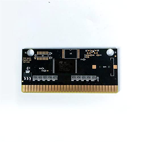 Aditi Камшик Rush - САЩ, Лейбъл, Flashkit MD, Безэлектродная златна печатна платка за игралната конзола Sega Genesis Megadrive