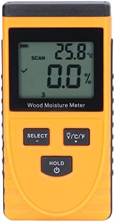 Индуктивен Измерване на Влажност на Дървесина LCD Дисплей Детектор на Съдържанието на Вода в Дървесината на Цифров Тестер