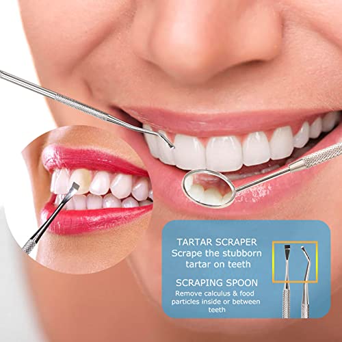 3 бр. стоматологични инструменти, професионални клечки за зъби за почистване на зъбите, хирургически инструмент за премахване на зъбната плака от неръждаема стома?