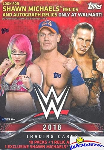 ИЗКЛЮЧИТЕЛНА Дребно Скоростна Topps WWE Борба 2018, Запечатанная една фабрика, от степента на фоновата реликтова карта! Потърсете картички