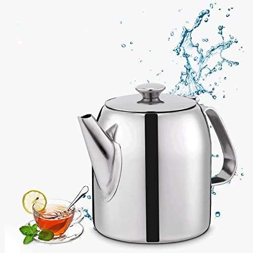 YYUYU Чайник от Неръждаема Стомана, Кафе машина, Кана с Фильтрующими дупки, Аксесоари за Домашна Кухня, Бар, кафене (Цвят: