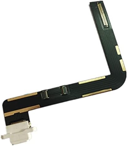 YESUN USB кабел за зареждане Гъвкав Кабел Лента за iPad 7 7th 10.2 инча 2019 A2197 A2198 A2200 Конектор за Зарядно устройство Конектор Порт Докинг станция (Бял)