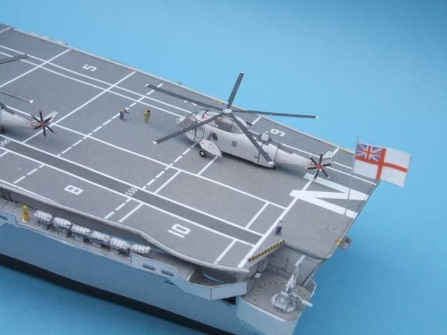 Британски самолетоносач непобедим 3D Книжен Модел Комплект Играчки, Детски Подаръци