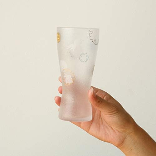 Бира, чаша Aderia, Направен в Япония, 10 унции (Сняг)