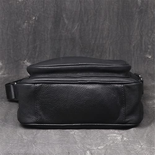 LEPSJGC Модерна Мъжка чанта в Корейски Стил, Мъжка Чанта През рамо, Ежедневни Кожена чанта-Месинджър Голям Капацитет