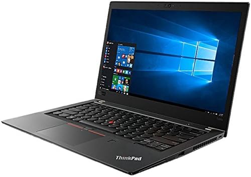 Лаптоп Lenovo ThinkPad T480s на Windows 10 Pro - Intel Core i5-8250U, 24 GB оперативна памет, 180 GB, SSD-диск, матов дисплей 14 IPS FHD (1920x1080), четец на пръстови отпечатъци, черен цвят