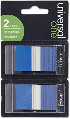 Знамена Universal 99002 Page, сини, 50 знамена/опаковка, 2 опаковка /опаковки