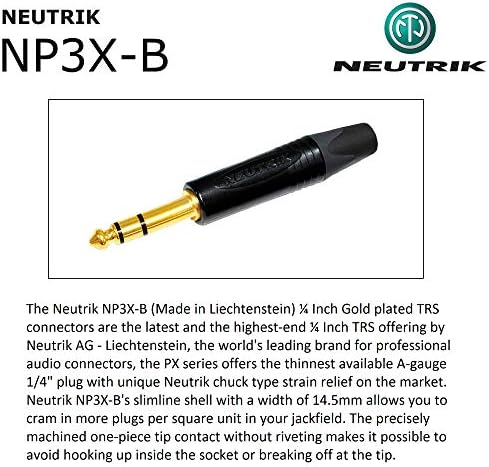 Най-добрите В СВЕТА КАБЕЛИ 30-крак четырехбалансный кабел за свързване, обичай с помощта на тел Mogami 2534 и щепсела за стереотелефона Neutrik NC3MXX-B Male XLR и NP3X-B TRS TRS.