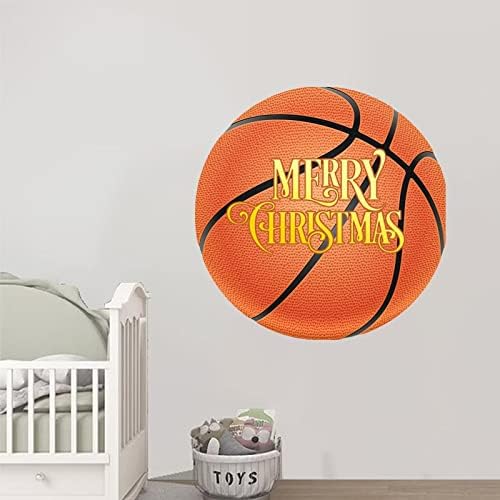 Весела Коледа Баскетболно Стикер за стена за Офис Цитат на Стикери за Стена Стикер Детски Треньор на Момчетата Баскетболист Подаръци в Класната Стая Уютна Спалня ?