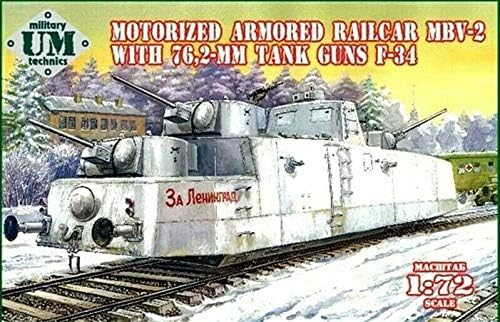 UMT 677-1/72 – Мотор брониран вагон MBV-2 с 76,2-мм танковыми оръдия F-34
