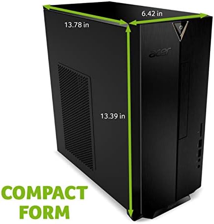 Настолен компютър Acer Aspire TC-895-UA91, 4-ядрен процесор Intel Core i3-10100 10-то поколение, 8 GB 2666 Mhz DDR4, 512 GB NVMe