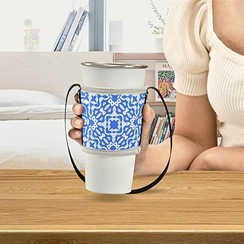 За многократна употреба калъф за чаши кафе на xigua, неопреновый държач за чаши /чаши за топли студени напитки с дръжка за носене, подходящи