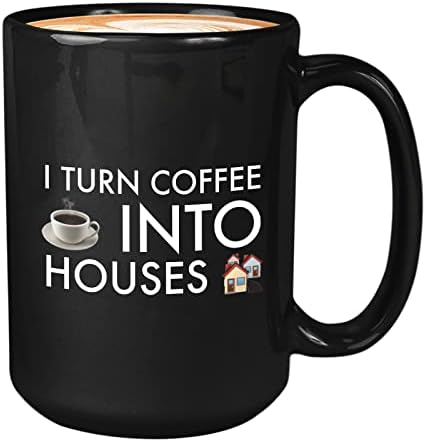 Кафеена Чаша Bubble Hugs Carpenter 15 грама, Черна Керамична Чаша Новост, Аз Превращаю Кафе В Къщи