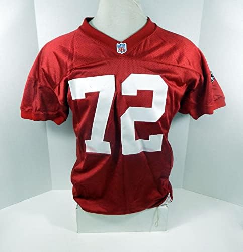 1995 Сан Франциско 49ерс Оливър Барнет №72, Издаден в Червената фланелка 50 DP30172 - Използваните тениски без подпис за игри в NFL