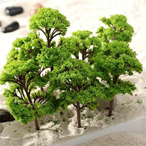 jweemax 10шт на Модела Дървета, Декорации Модел на Сградата Фалшиви Дървета за Занаяти собствените си ръце,