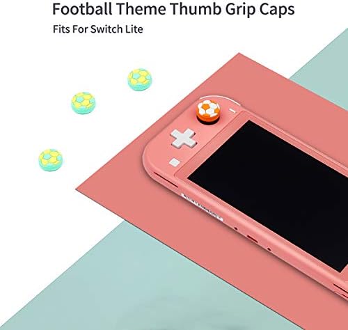 Капачки за улавяне на палеца на баскетболна тематика LeyuSmart за Nintendo Switch / OLED / Lite, Спортна Обвивка за игра NBA Live