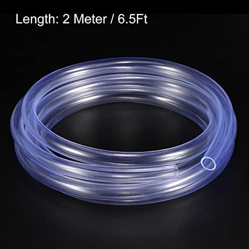 Прозрачен винил тръба M METERXITY - маркуч PVC-тръба, се прилага за изпомпване на вода (8 мм, диаметър 10 мм, 6 фута)