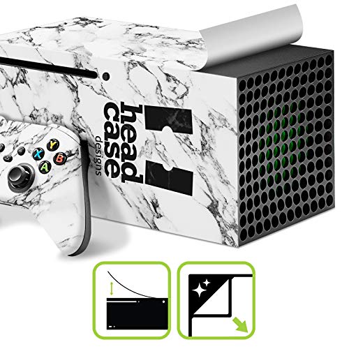 Дизайн на своята практика за главата Официално Лицензиран Elisabeth Fredriksson Leaves and Cubes Art Mix Vinyl Стикер Калъф за игра кожа, Съвместим с контролера на Xbox X series / S