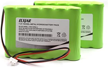 (Комплект от 2 теми) Подмяна на батерията 7,2 В 3600 mah 300-03866 за Honeywell Lynx 5100, Lynx 5200, Lynx 5210, Lynx 5300,