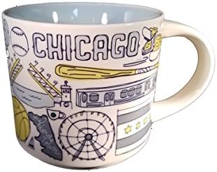 Керамични кафеена чаша Starbucks Chicago серия Been There, 14 грама