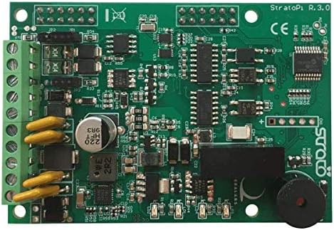 UPS Sfera Labs Strato Pi Pi4B 4GB - Корпус за DIN-шина, UPS RS-232/RS-485, Часовник за реално време, Хардуер контролен таймер, звуков сигнал,